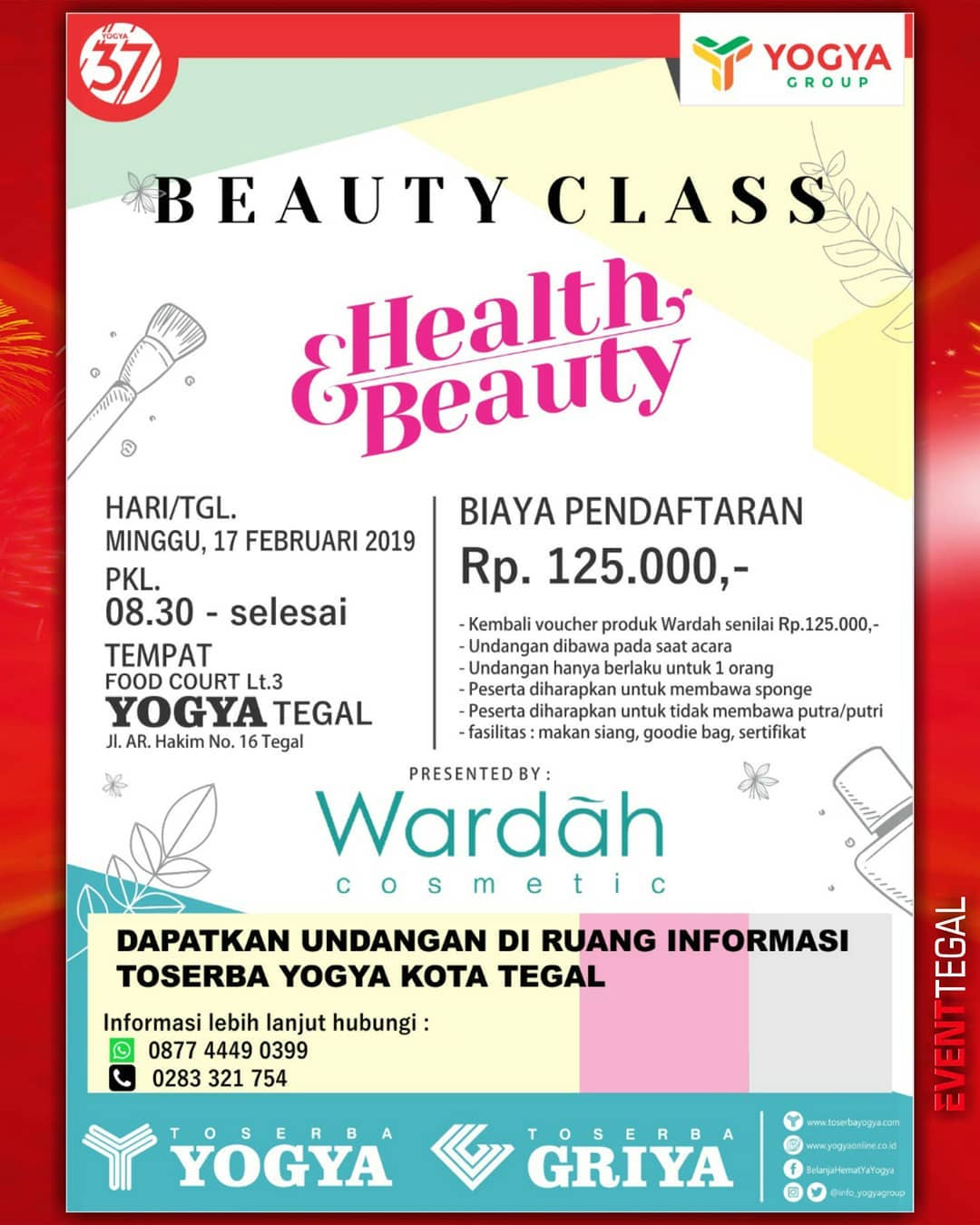 EVENT TEGAL - BEAUTY CLASS, HEALTH AND BEAUTY